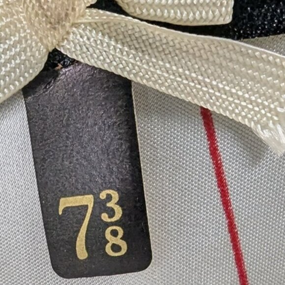 Vintage STETSON Sovereign Black Felt Men's Fedora Feathered Hat Sz 7 3/8 - Picture 10 of 17